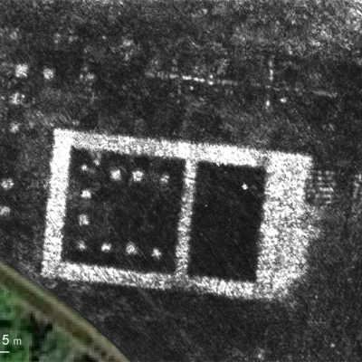 Tempio romano a Falerii Novi scoperto da prospezione georadar © UGent